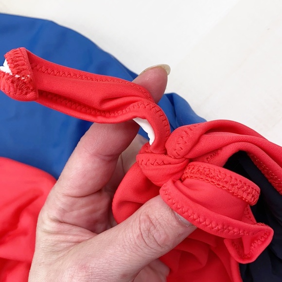 SOLID & STRIPED Matilde Swimsuit In Red/slate NWT - Picture 4 of 12